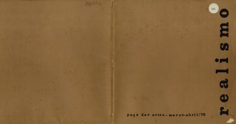 Capa e quarta capa do catálogo da Exposição Realismo