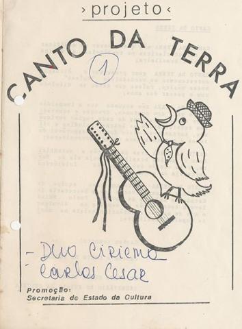 Projeto do evento Canto da Terra pg.01